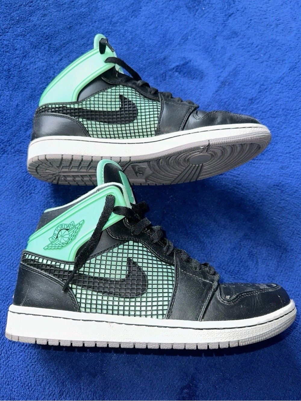 Mens Jordan 1 Retro 89 Green Glow Sneakers Size 8 No box 599873033